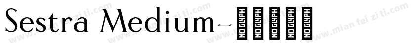 Sestra Medium字体转换